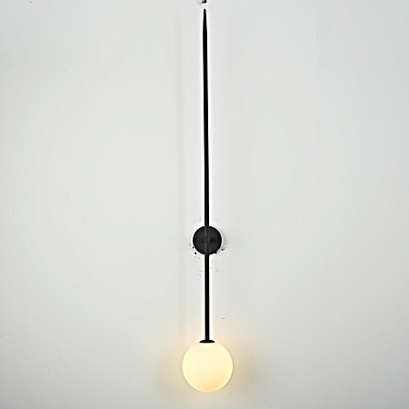 Настенный Светильник Lines Ball 100 Black Imperiumloft 140827-26 - фото