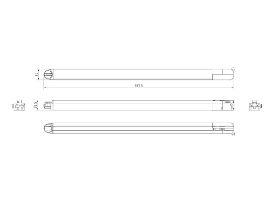 Трековый светильник Technical BASIS TR000-1-15W4K-B - фото