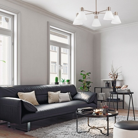 Светильник настенный Никель/Белый E27 1*60W SLE1561-101-01 - фото