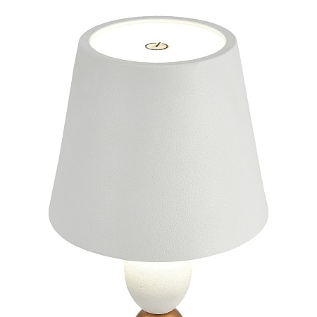 Прикроватная лампа ST-Luce Белый, Золотистый/Белый LED 1*3W 3000-6000K SL1011.514.01 - фото