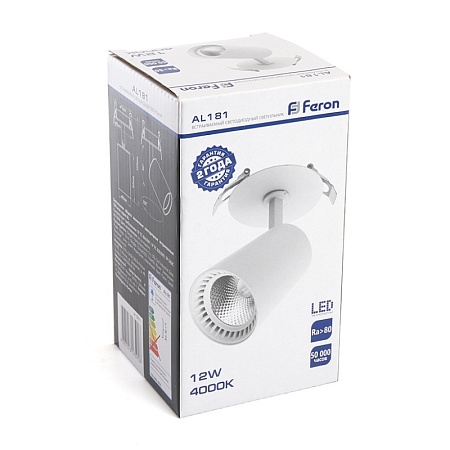 Светильник встраиваемый светодиодный FERON AL181 41001 - фото