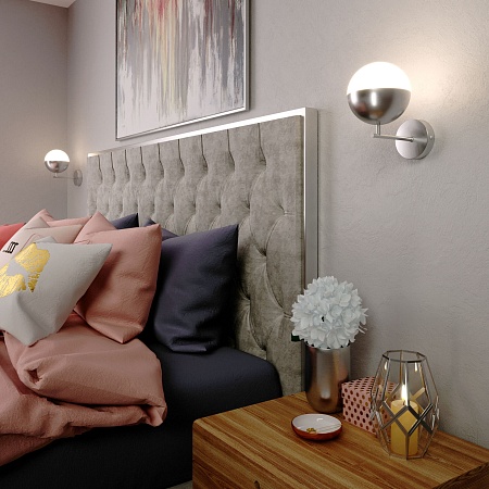 Настенный светильник Eurosvet 70129/1 хром - фото