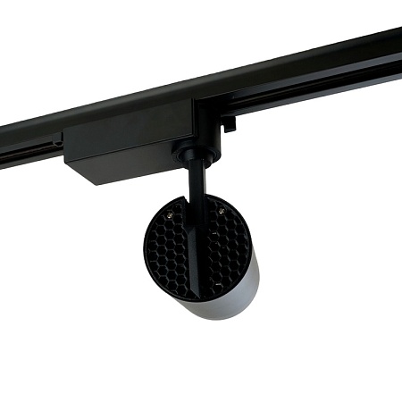 Светодиодный светильник Feron AL137 трековый однофазный на шинопровод 30W 4000K черный, изменяемый угол освещения 15-60град - фото