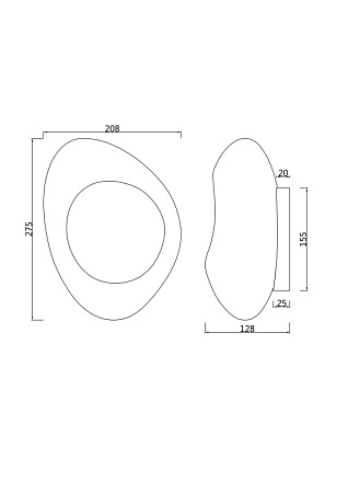 Настенный светильник (бра) Maytoni Mabell MOD306WL-01C - фото