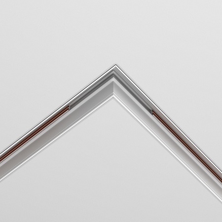 Коннектор угловой Exility встраиваемый белый - фото