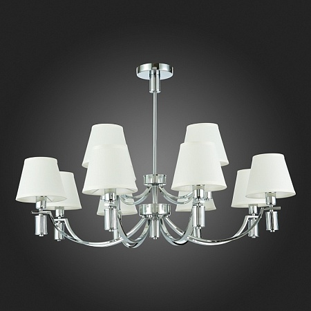 Светильник подвесной Хром/Белый E14 12*40W SLE111303-12 - фото