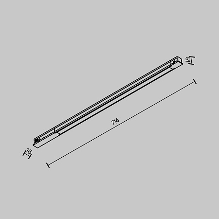 Трековый светильник Technical TR231-2-15W3K-B - фото