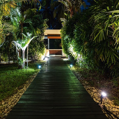 Светодиодный светильник тротуарный (грунтовый) Feron SP3736 7W 4000K 230V IP65 - фото