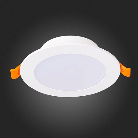 Св-к встр. Белый LED 1*12W 4000K 900Lm Ra80 110° IP20 D120xH30 220-240V ST210.548.12 - фото