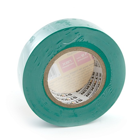 Изоляционная лента STEKKER INTP01319-20 0,13*19 мм, 20 м. зеленая - фото