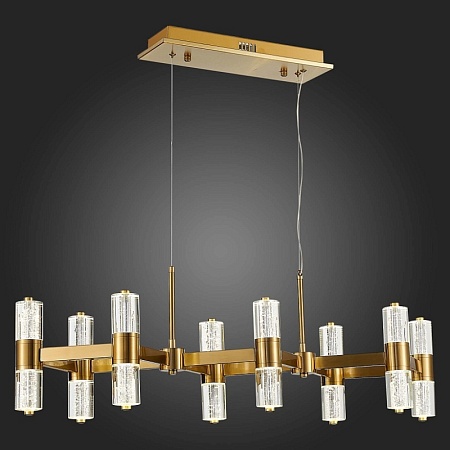 Люстра подвесная ST-Luce Латунь/Прозрачный LED 16*40W 4000K SL6007.203.16 - фото