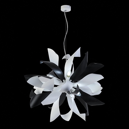 Люстра подвесная ST-Luce Черный, Белый/Черный, Белый E14 6*40W SL453.453.06E - фото