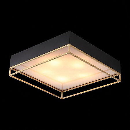 Светильник потолочный ST-Luce Черный, Матовое золото/Белый E27 5*40W SL1127.422.05 - фото