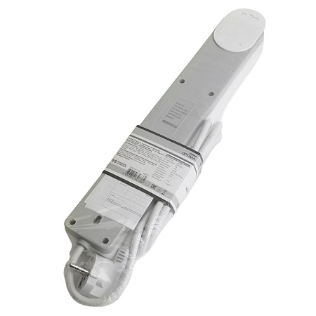 Сетевой фильтр 6-местный с/з STEKKER HM20-61-053x1мм2, 5 м, серия Optima, белый - фото