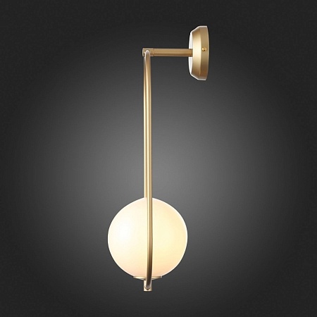 Светильник настенный ST-Luce Золотистый/Белый E14 1*40W SL1118.201.01 - фото