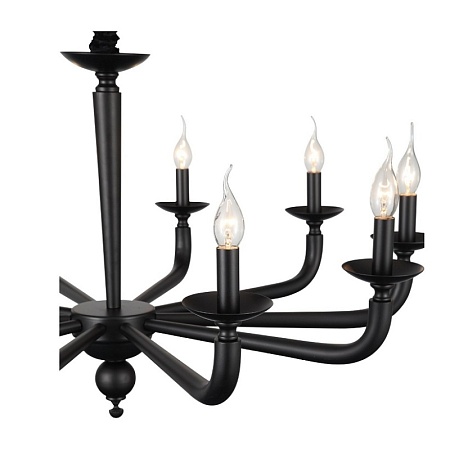 Люстра подвесная ST-Luce Черный E14 10*40W SL1114.403.10 - фото