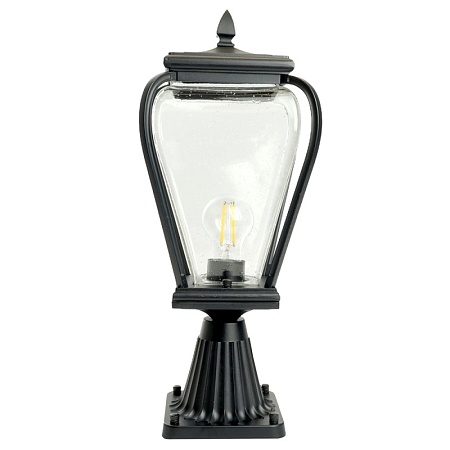 Светильник садово-парковый Feron PL744  на постамент 60W 230V E27, черный - фото