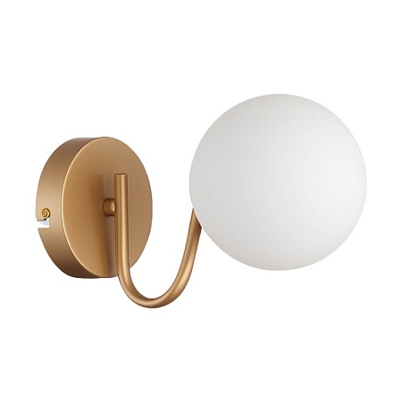 Светильник настенный Золотистый/Белый E14 1*40W SLE220601-01 - фото