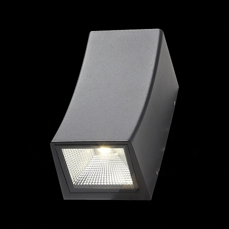 Светильник уличный настенный ST-Luce Черный кварцевый LED 2*5W 4000K SL088.421.02 - фото