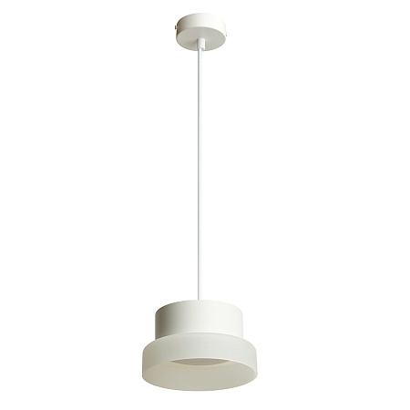 Светильник потолочный Feron Barrel HL4608 OPAL levitation 12W, 230V, GX53, белый, на подвесе 1,7 м - фото