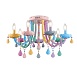 Люстра потолочная ST-Luce Разноцветный E14 7*40W SL1700.782.07 - фото