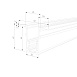 Шинопровод встраиваемый белый 2 м Slim Magnetic 85087/00 Elektrostandard - фото