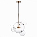 Светильник подвесной ST-Luce Латунь/Прозрачный LED 1*14W 3000K SL1133.213.01 - фото