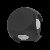 Светильник уличный настенный ST-Luce Черный/Черный LED 1*4W 4000K SL9505.401.01