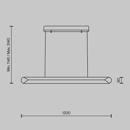 Подвесной светильник Maytoni Motion MOD276PL-L40B3K - фото