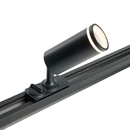 Светильник Feron AL146 трековый однофазный на шинопровод под лампу GU10, черный - фото