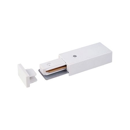 Ввод питания и заглушка торцевая для однофазного шинопровода белый TRP-1-1-WH Elektrostandard - фото