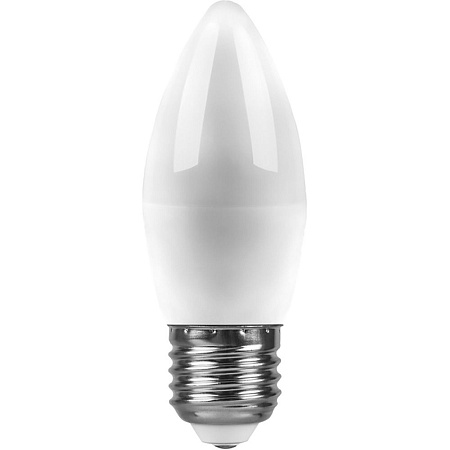 Лампа светодиодная Feron LB-570 Свеча E27 9W 175-265V 4000K - фото