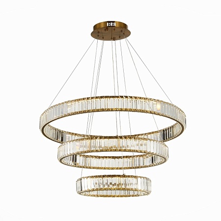 Люстра подвесная ST-Luce Латунь/Прозрачный LED 1*122W 4000K SL1622.303.03 - фото