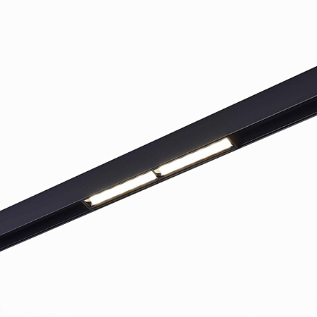 Магнитный трековый светильник Черный LED 1*12W 4000K 750Lm Ra>90 120° IP20 L220xW22xH46 ST804.446.12 - фото