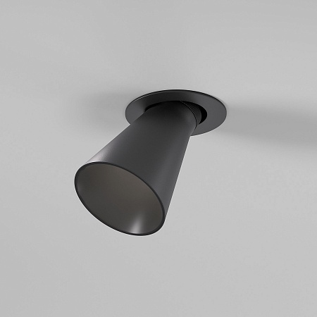 Светильник встраиваемый поворотный светодиодный Bell 8W 4000K черный 25097/LED Elektrostandard - фото