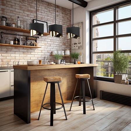 Подвесной светильник TK Lighting 4877 Grant Black - фото