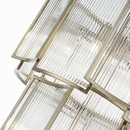 Люстра подвесная ST-Luce Никель/Прозрачный, Никель E14 8*60W SL1234.103.08 - фото