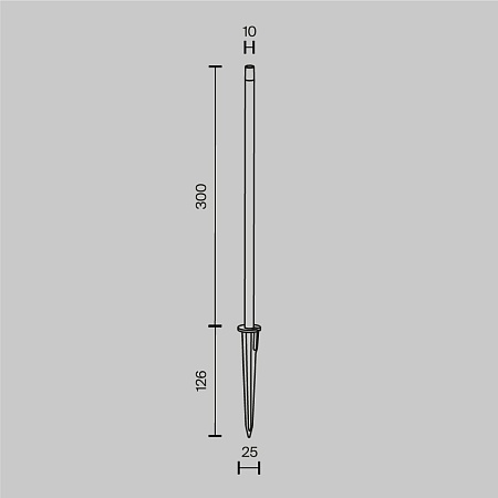 Ландшафтный светильник Outdoor Spear O441FL-L1GF3K - фото