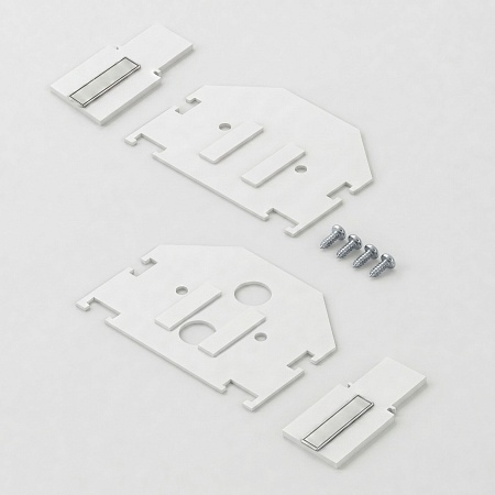 Slim Magnetic Комплект заглушек для шинопровода в натяжной потолок: торцевая и внутренняя черный 85233/00 Elektrostandard - фото