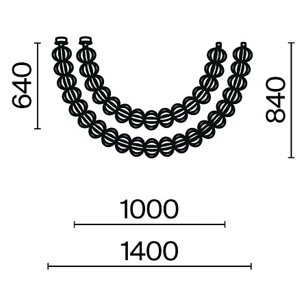 Подвесной светильник Maytoni Golden Cage MOD216PL-L42G3K - фото