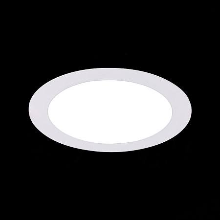 Св-к встр. Белый LED 1*12W 4000K 900Lm Ra80 110° IP20 D120xH30 220-240V ST210.548.12 - фото