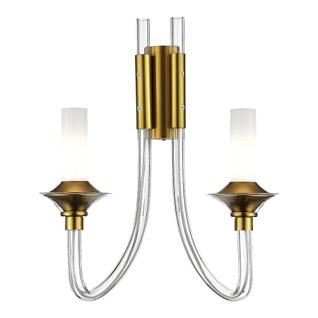 Бра ST-Luce Золотистый/Белый E14 2*40W SL1241.201.02 - фото