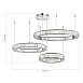 Люстра подвесная ST-Luce Хром/Прозрачный LED 1*122W 4000K SL1622.113.03 - фото