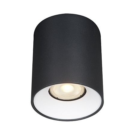 Светильник потолочный Черный GU10 1*50W IP20 D80xH95 220V Без ламп ST167.452.01 - фото