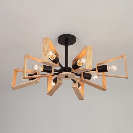 Потолочный светильник Eurosvet 70056/8 черный - фото