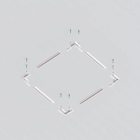 Шинопровод 2м exility круглый низкопрофильный Technical Busbar trunkings Exility TRXM034-R-412W - фото