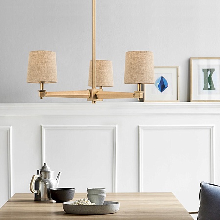 Люстра Jorgenson D70 Beige/Light Wood Imperiumloft 203577-26 - фото