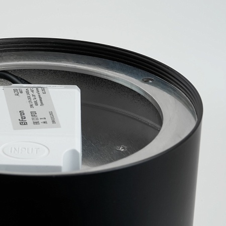 Светильник накладной со светодиодами 10W, 700Lm, черный (4000К), AL200 “Simple matte” - фото