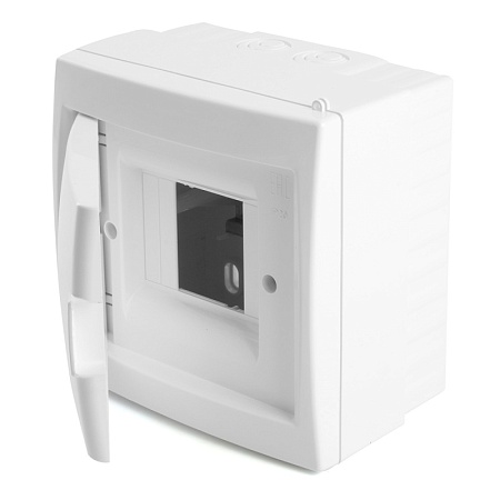 Бокс настенный STEKKER EBX50-3/04-20 4 модуля, белый, пластик, серия Standart - фото