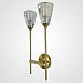 Бра Rh Torche De Verre Double Wall Lamp Imperiumloft 75065-22 - фото